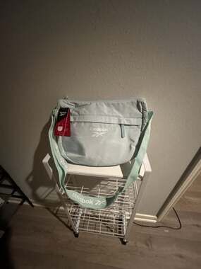 Reebok Sophie Quilted Nylon Crossbody Sling Shoulder Bag